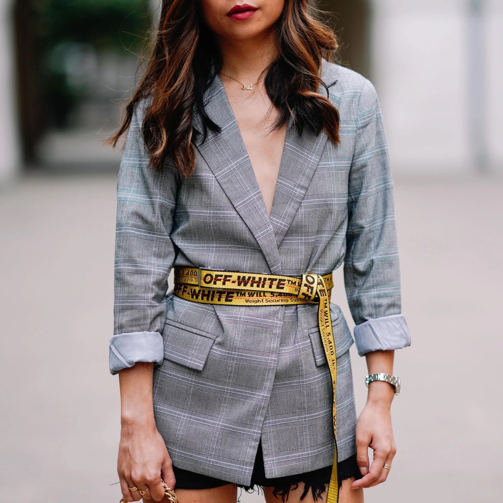 Offwhite industrial belt